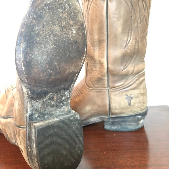 Womens Billy Pull On Western Frye Boots - Picture 3 of 8